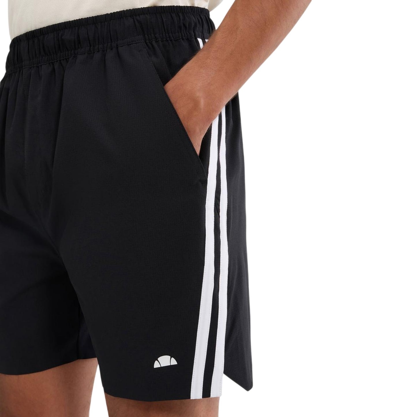 Black - Side - Ellesse Mens Dremonte Shorts