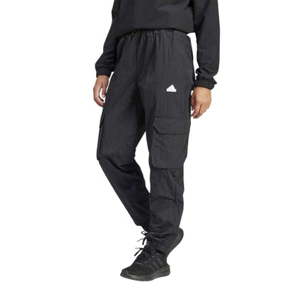 Black - Lifestyle - Adidas Womens-Ladies Essential Trefoil Cargo Trousers