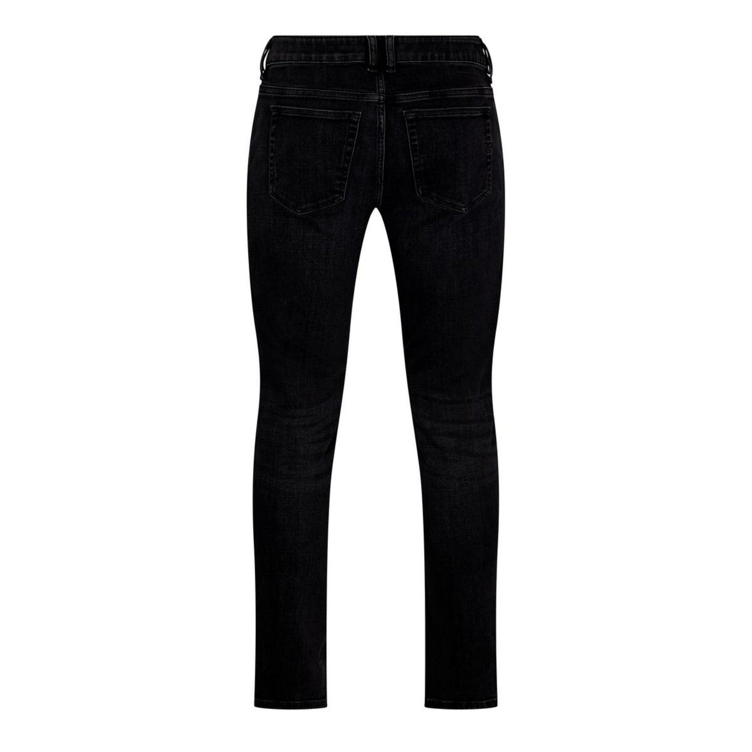 Black-Grey-Denim - Back - Diesel Mens Sleenker Denim Slim Jeans