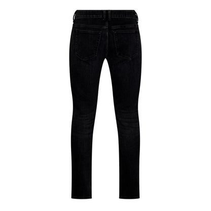 Black-Grey-Denim - Back - Diesel Mens Sleenker Denim Slim Jeans
