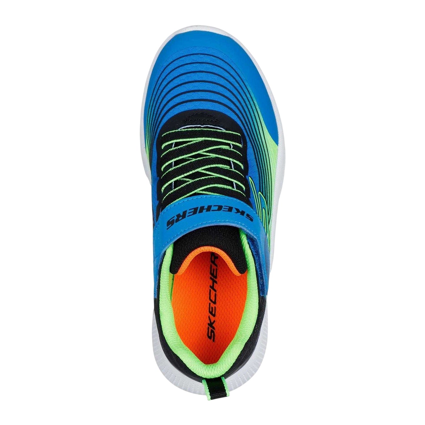 Blue - Side - Skechers Childrens-Kids Gore Lightweight Trainers