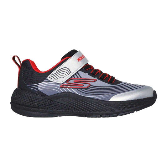 Silver-Red - Front - Skechers Childrens-Kids Gore Lightweight Trainers