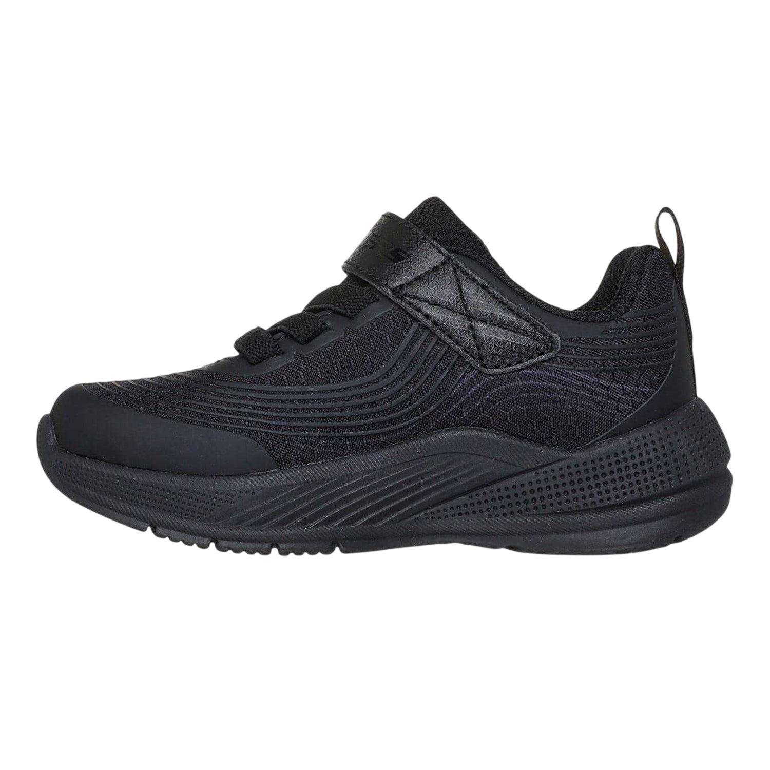 Triple Black - Back - Skechers Childrens-Kids Gore Lightweight Trainers