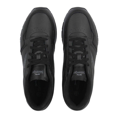 Black-Charcoal - Lifestyle - Slazenger Mens Classic Coated Leather Trainers