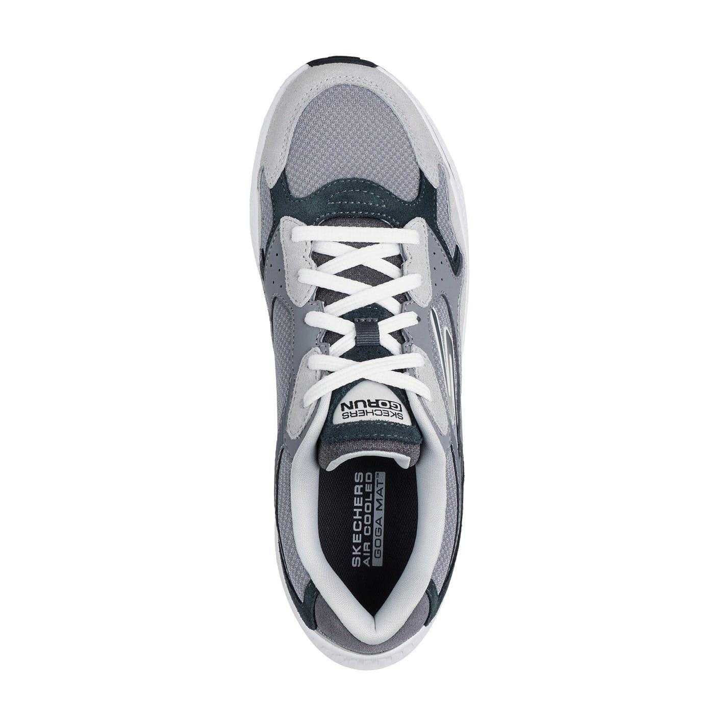 Grey - Lifestyle - Skechers Mens Go Run Consistent Retro Suede Trainers