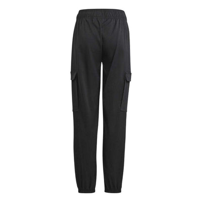 Black - Back - Adidas Childrens-Kids Adicolor Cargo Trousers