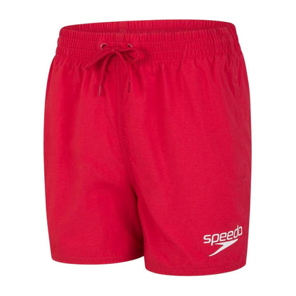 Bright Red - Front - Speedo Boys Essential 13 Swim Shorts
