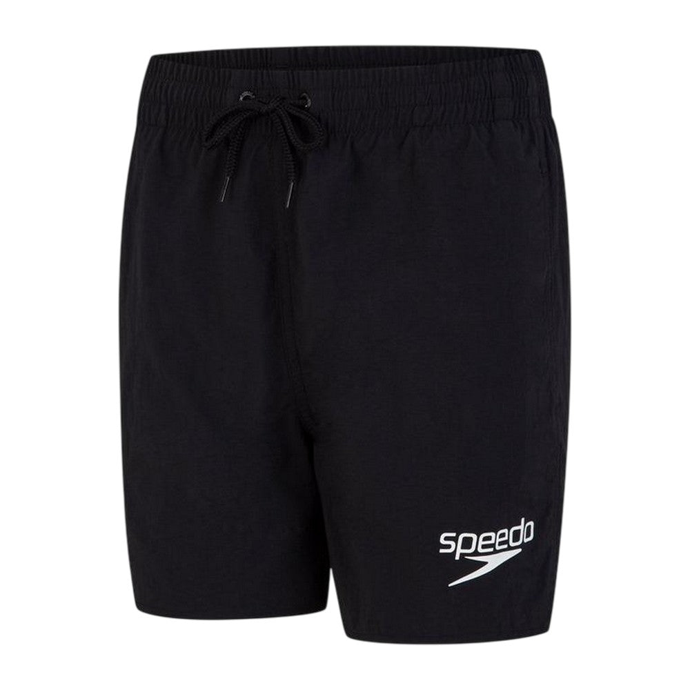 Black - Front - Speedo Boys Essential 13 Swim Shorts