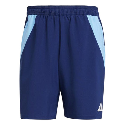 Navy Blue - Front - Adidas Mens Tiro 24 Football Shorts