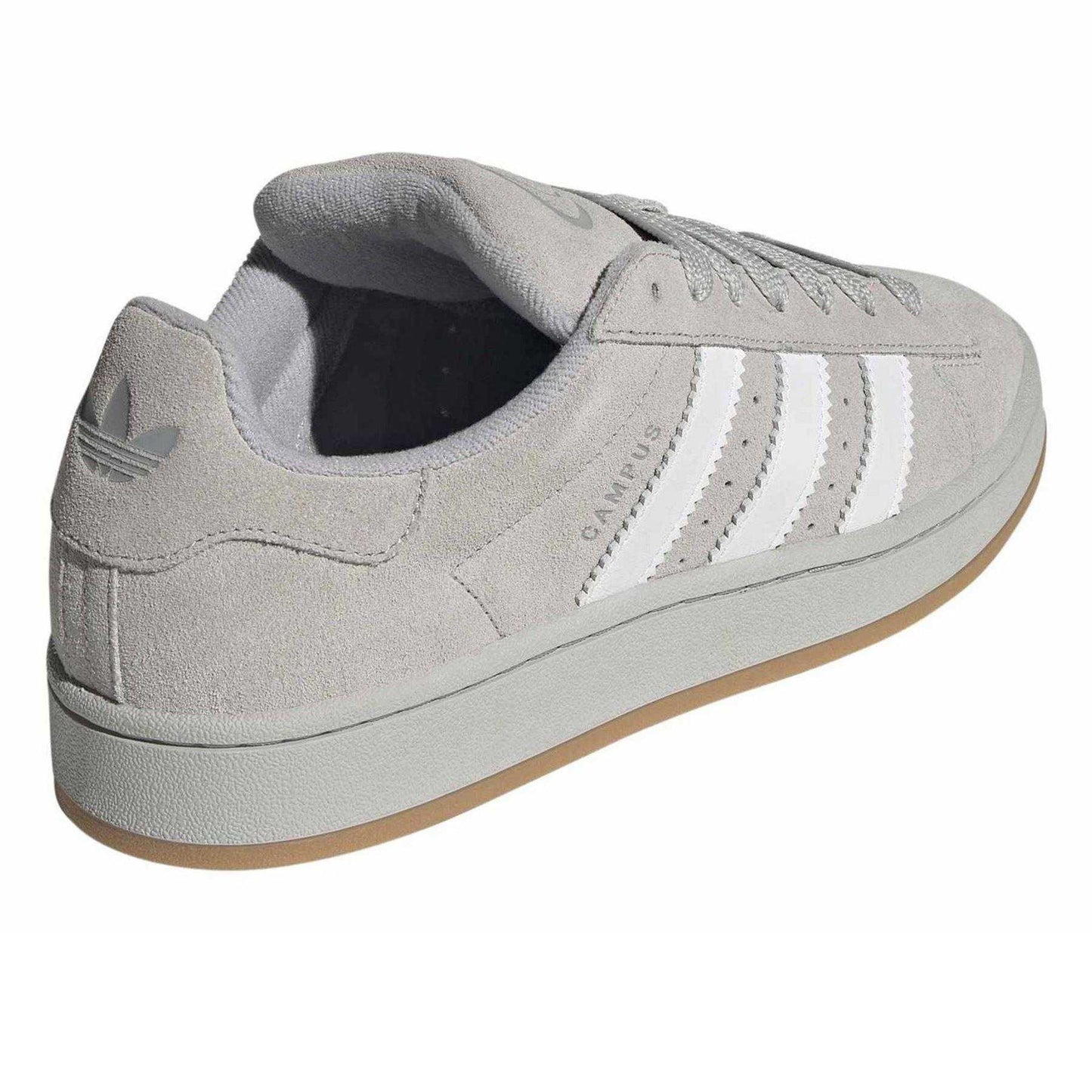 Grey - Back - Adidas Mens Campus 00s Leather Trainers
