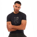 Navy - Side - Diesel Mens T-Diego Two Tone T-Shirt