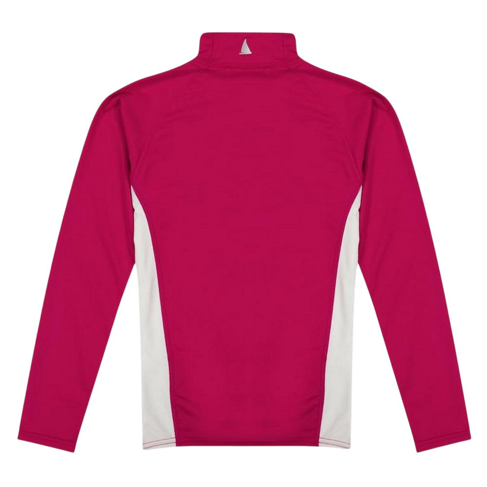 Pink - Back - Musto Childrens-Kids Champ Sunblock Gym Rash Top
