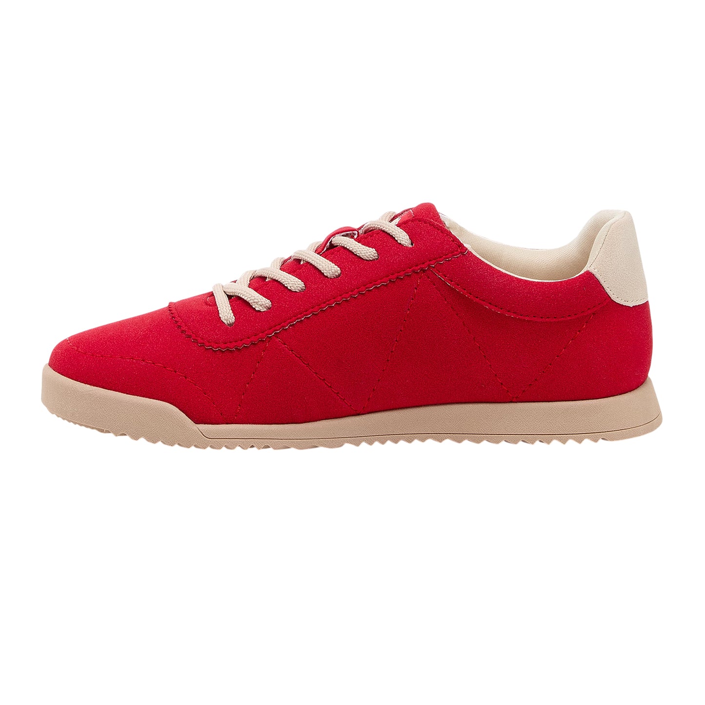 Red - Back - Rocket Dog Womens-Ladies Bertie Trainers