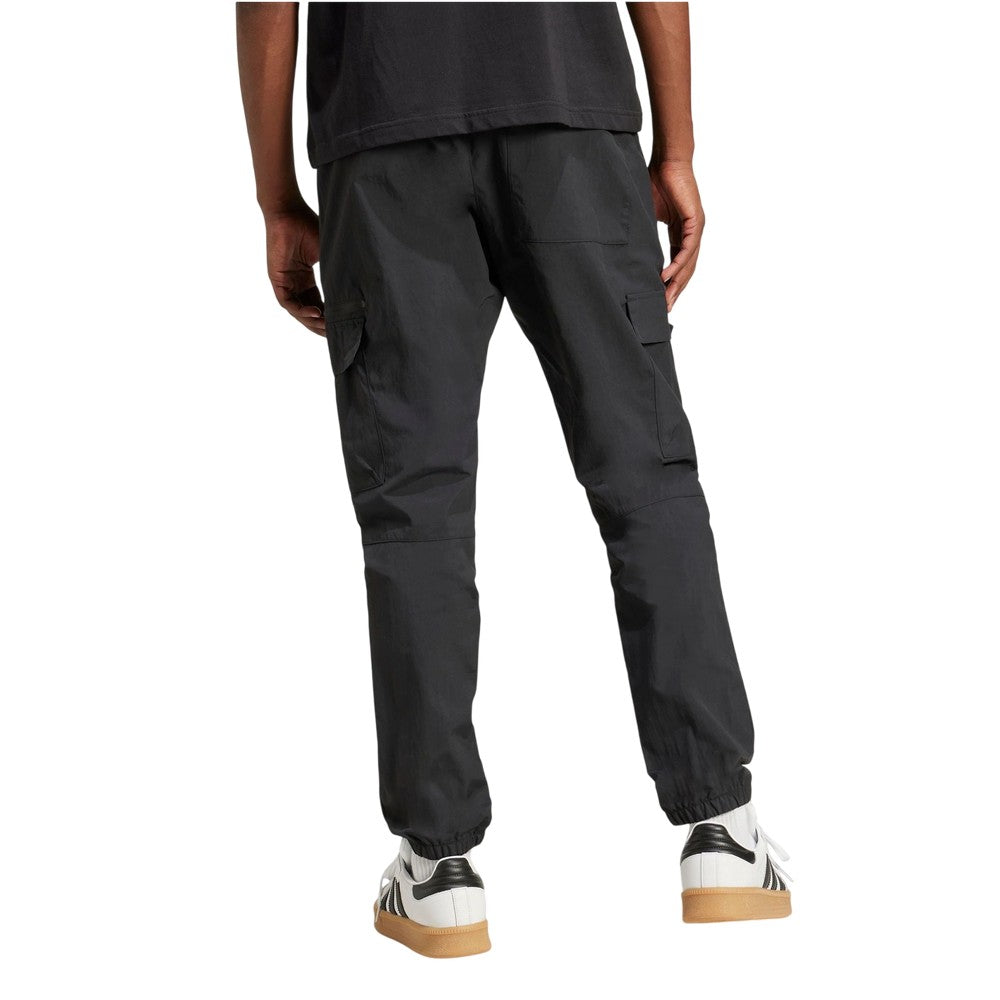 Black - Back - Adidas Mens Originals Woven Cargo Trousers