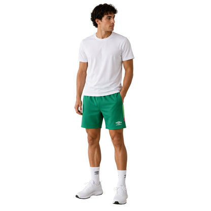 Green - Side - Umbro Unisex Adult Goalkeeper Shorts