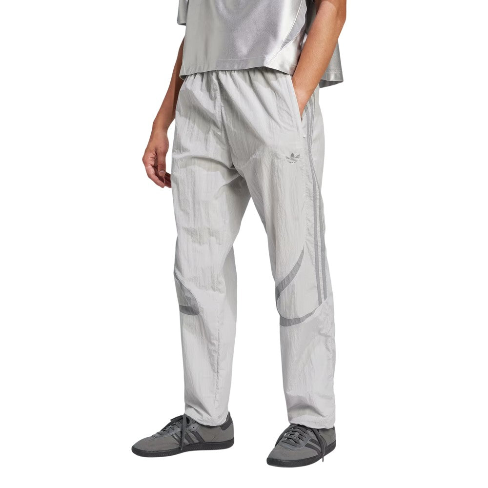 Grey - Side - Adidas Mens Adicolor 2000s Woven Jogging Bottoms