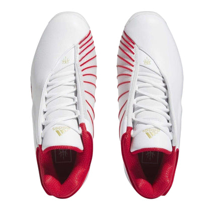 White - Lifestyle - Adidas Mens T-Mac Striped Low Trainers