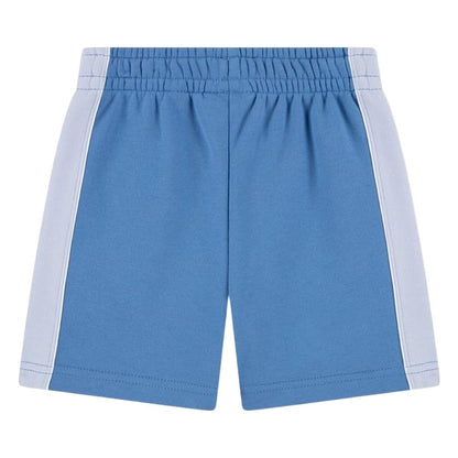 Blue - Back - Lacoste Childrens-Kids Fleece Colour Block Shorts