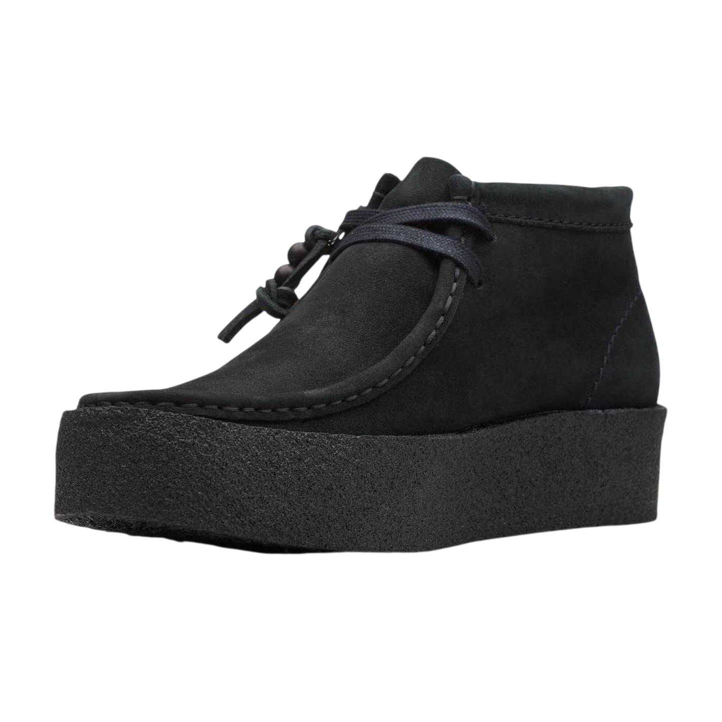 Black - Lifestyle - Clarks Mens Wallabee Nubuck Boots