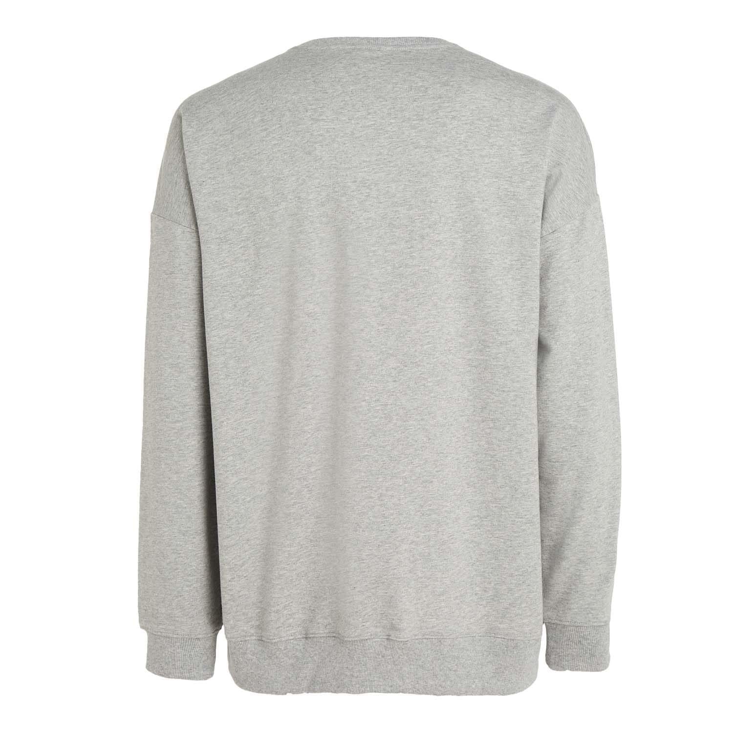 Grey - Back - Calvin Klein Mens Lounge Sweatshirt