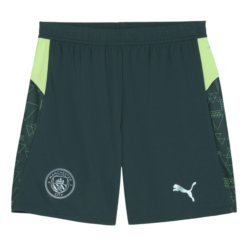 Green - Front - Manchester City FC Mens 25-26 Puma Shorts