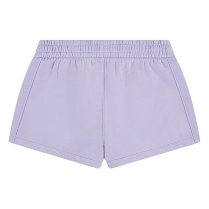 Purple Orchid - Back - Abercrombie & Fitch Childrens-Kids Essential Fleece Shorts