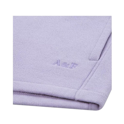 Purple Orchid - Side - Abercrombie & Fitch Childrens-Kids Essential Fleece Shorts