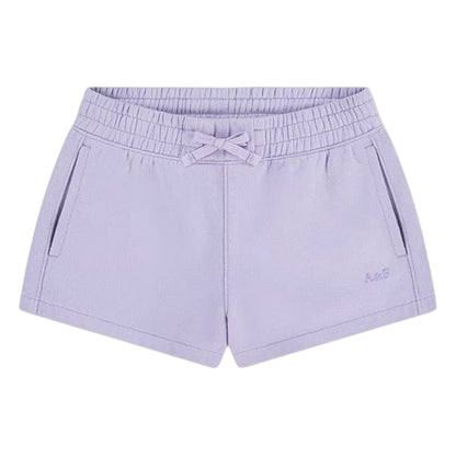 Purple Orchid - Front - Abercrombie & Fitch Childrens-Kids Essential Fleece Shorts