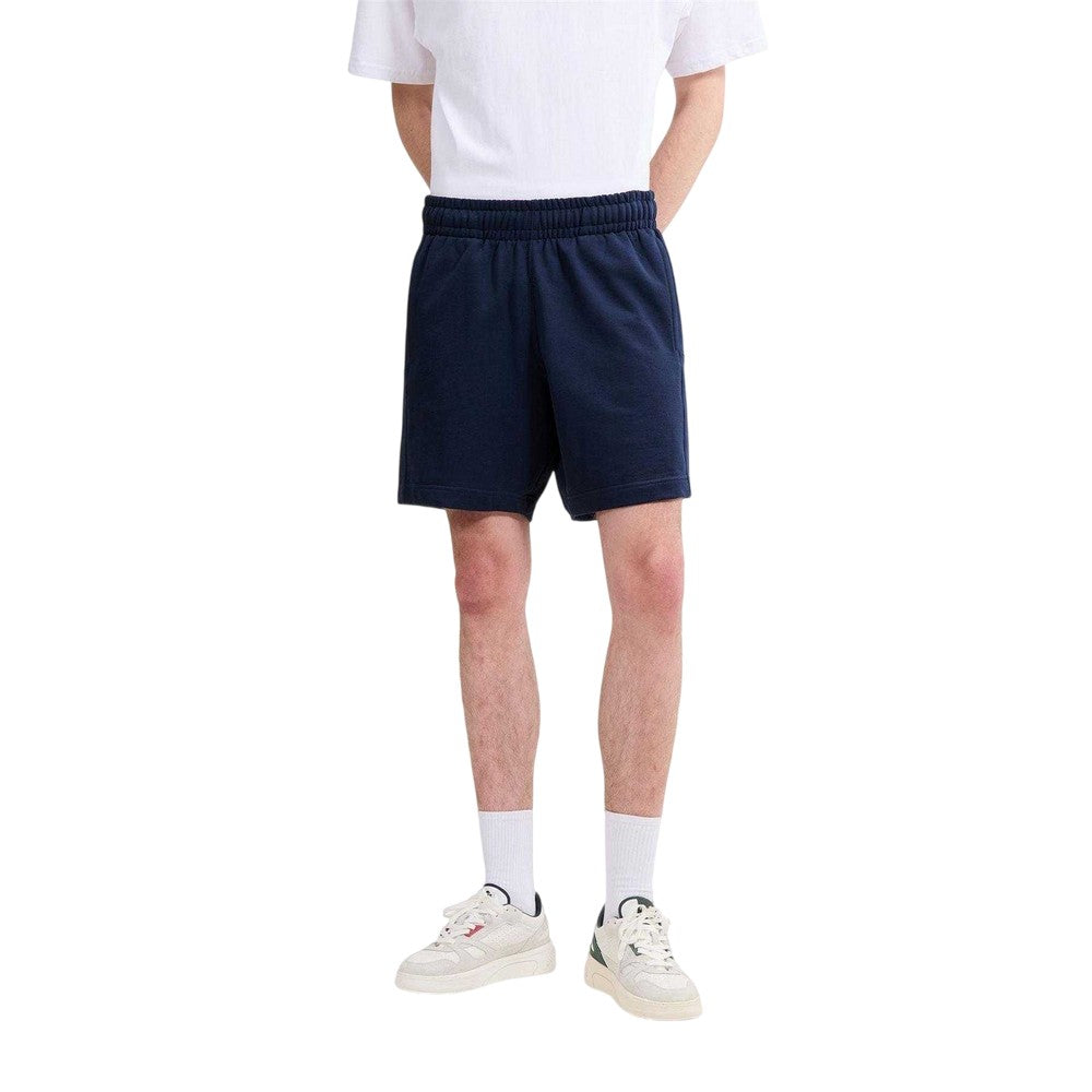 Navy - Side - Ellesse Mens Fleece Sweat Shorts