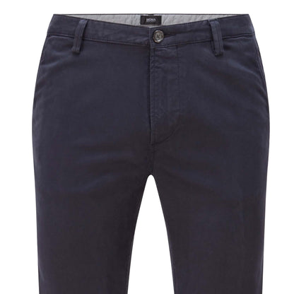 Dark Blue - Back - Boss Mens Rice 1 D Trousers