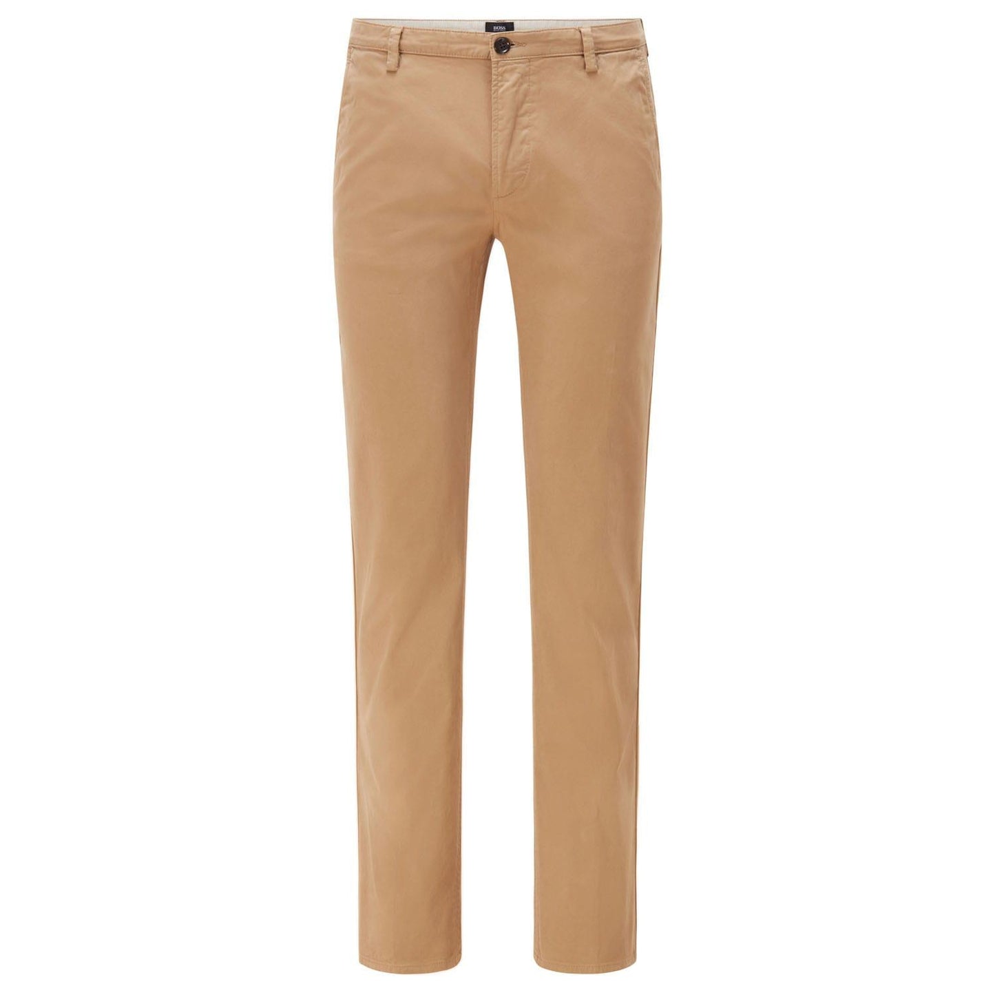 Beige - Front - Boss Mens Rice 1 D Trousers
