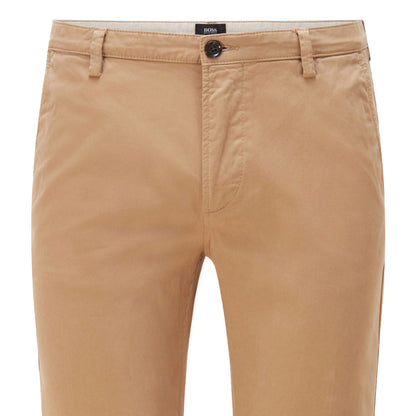 Beige - Back - Boss Mens Rice 1 D Trousers