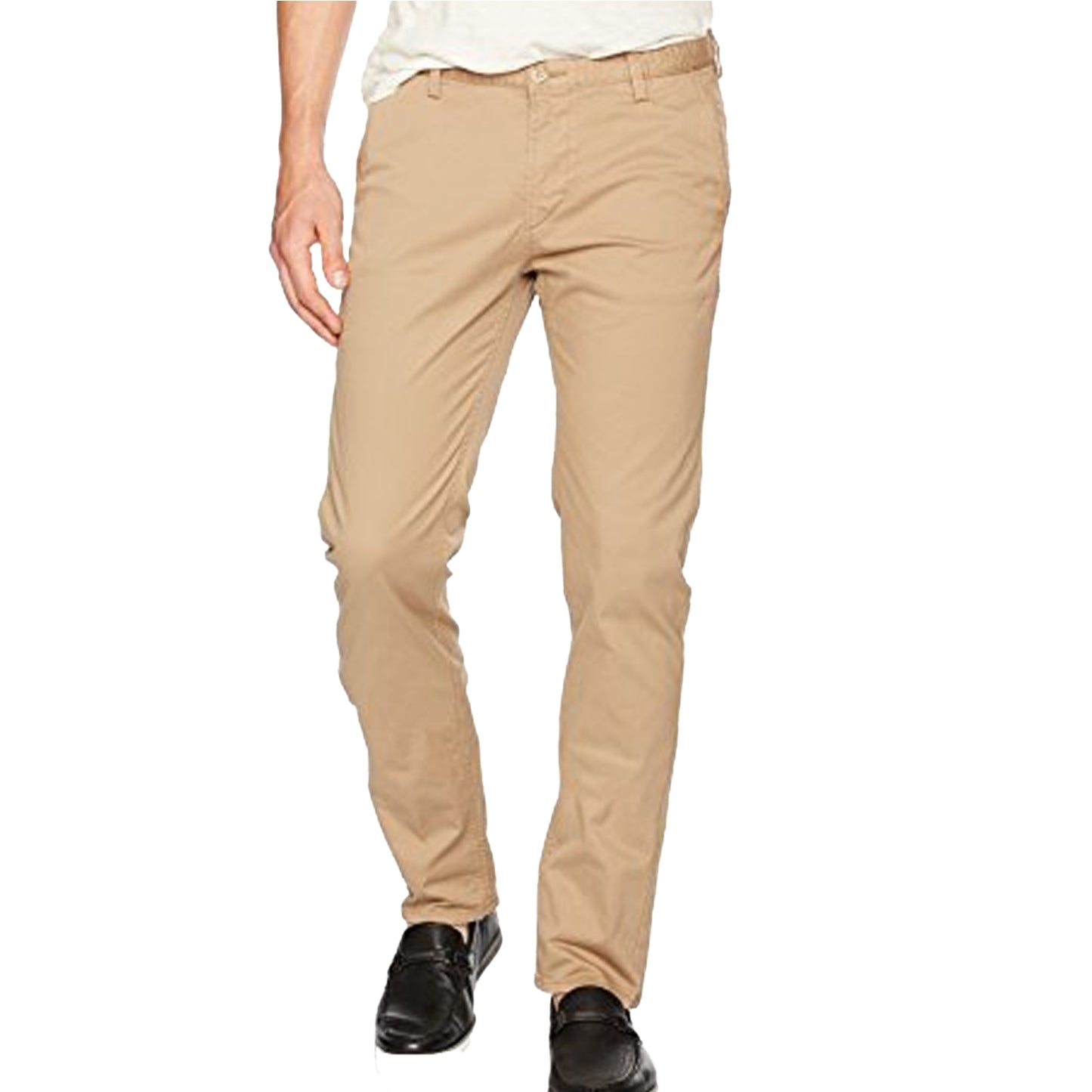 Beige - Side - Boss Mens Rice 1 D Trousers