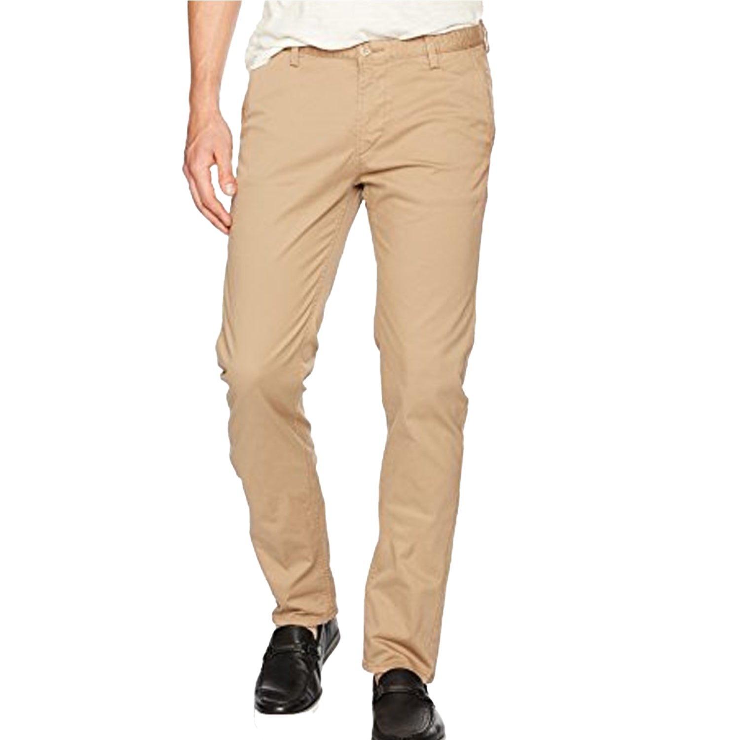 Beige - Side - Boss Mens Rice 1 D Trousers