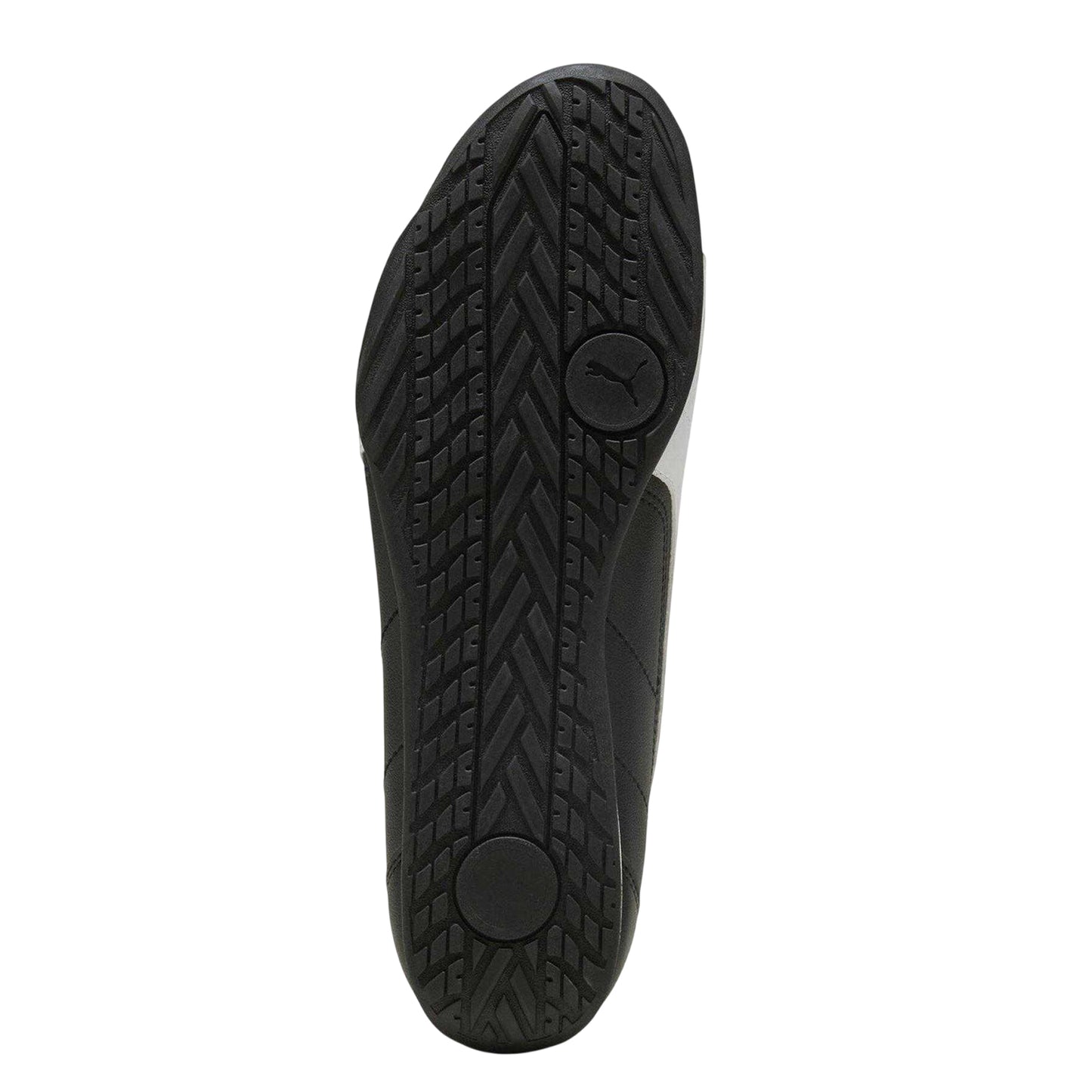 Black-White - Lifestyle - Puma Mens Catch Leather Low Cut Flat Trainers