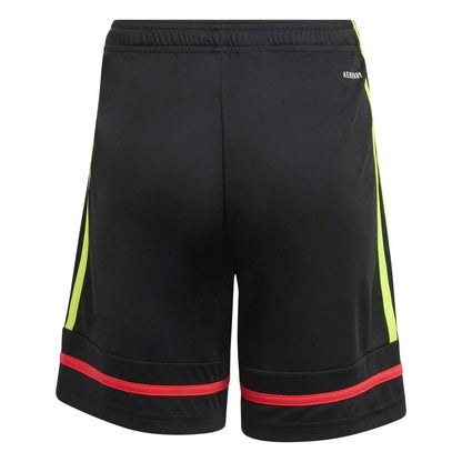 Black-Yellow - Back - Adidas Childrens-Kids F50 Shorts