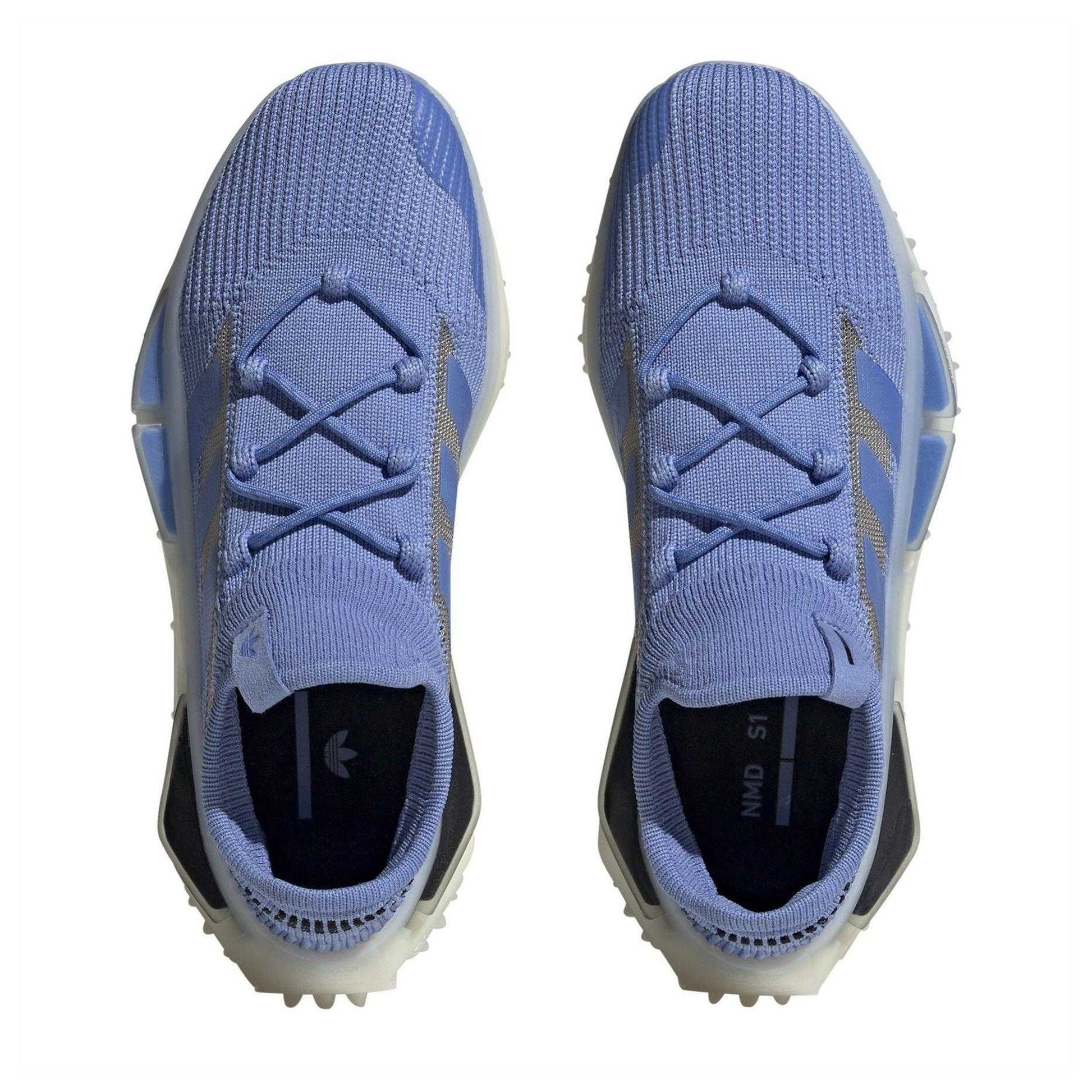 Blue - Lifestyle - Adidas Womens-Ladies Nmd S1 Knitted Trainers