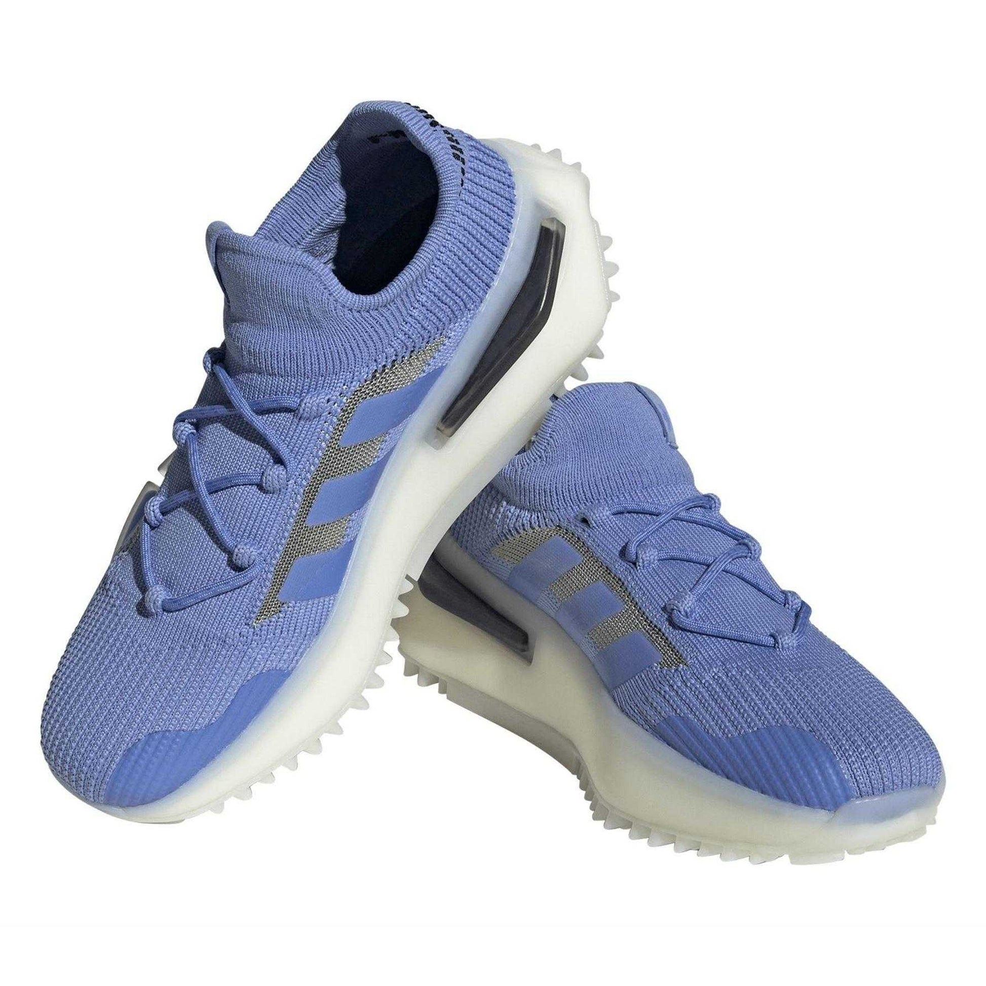 Blue - Pack Shot - Adidas Womens-Ladies Nmd S1 Knitted Trainers