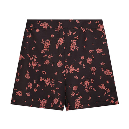 Black - Front - Ted Baker Womens-Ladies Satin Flowers Shorts