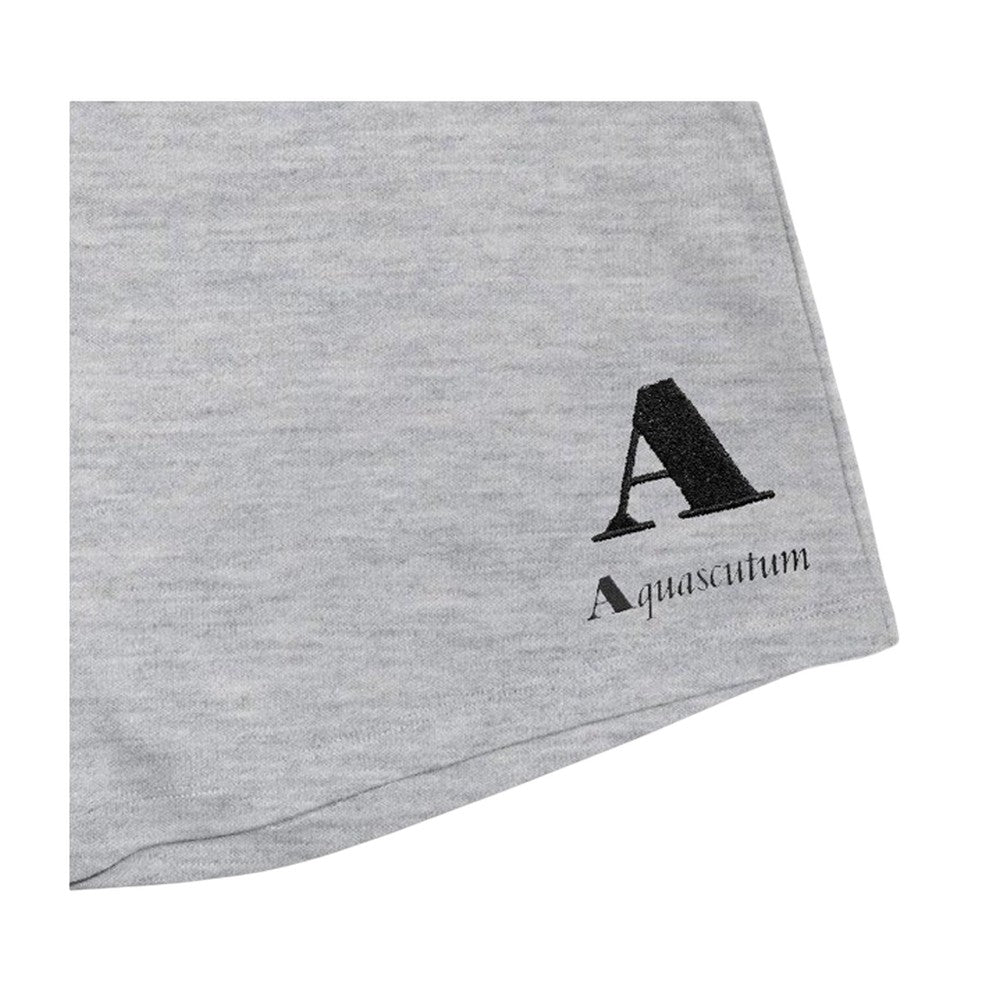 Grey - Side - Aquascutum Mens Jersey Shorts
