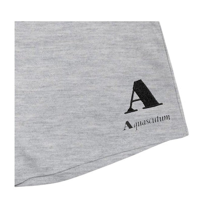Grey - Side - Aquascutum Mens Jersey Shorts