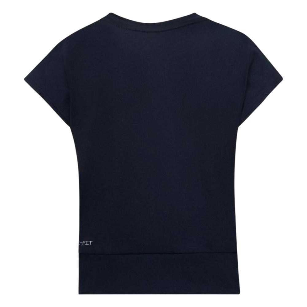 Black - Back - Nike Childrens-Kids All Day Play Twist T-Shirt