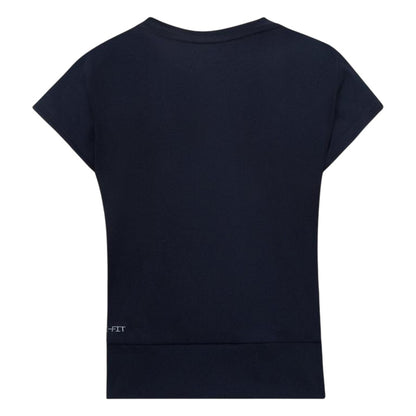 Black - Back - Nike Childrens-Kids All Day Play Twist T-Shirt