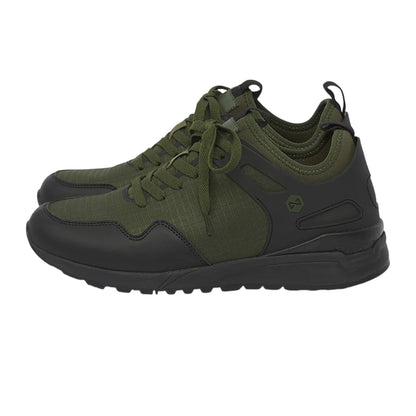 Green - Side - Navitas Mens XT3 Two Tone Trainers