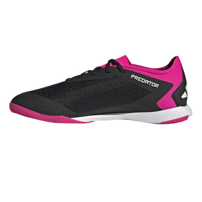 Core Black - Side - Adidas Mens Predator Accuracy.3 Non Marking Indoor Football Trainers