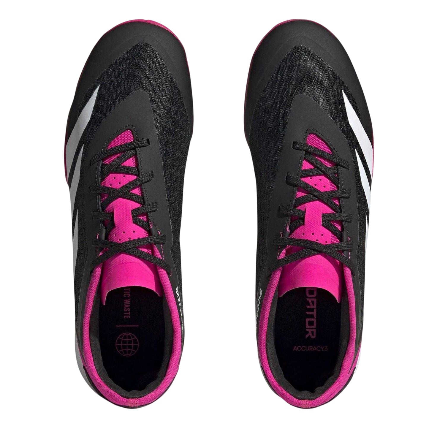 Core Black - Lifestyle - Adidas Mens Predator Accuracy.3 Non Marking Indoor Football Trainers