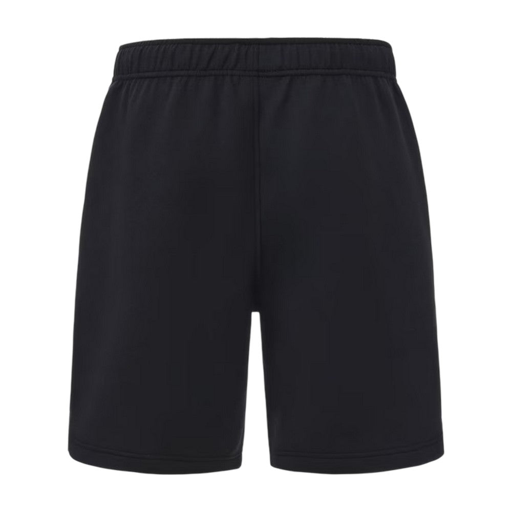 Black - Back - Everlast Mens Fleece Shorts