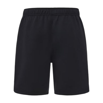 Black - Back - Everlast Mens Fleece Shorts