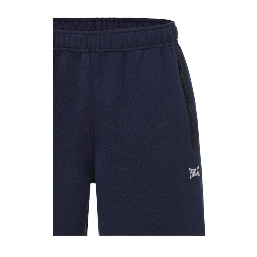 Blue - Side - Everlast Mens Fleece Shorts