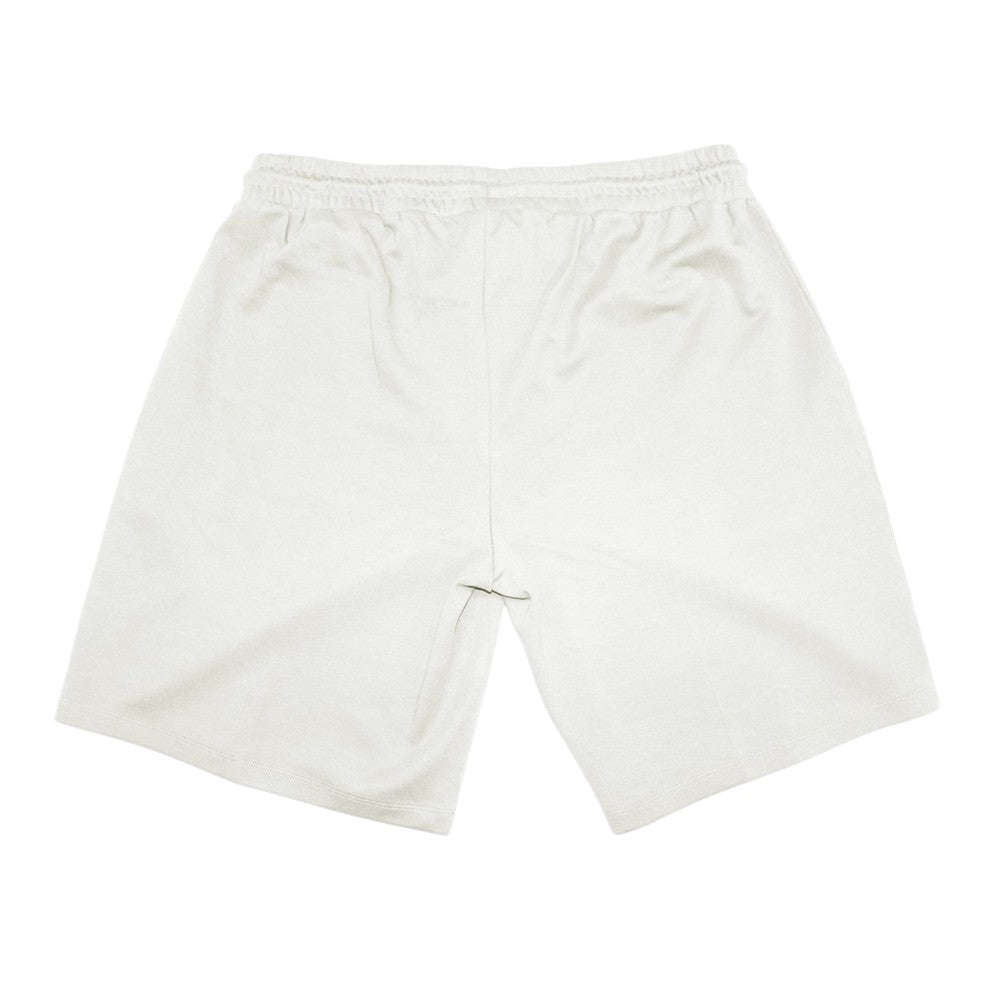 Beige - Back - Aquascutum Mens Fleece Shorts